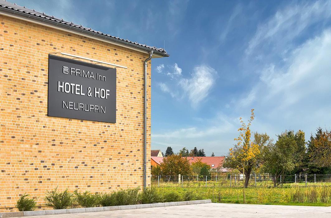 Prima Inn Hotel & Hof Neuruppin - Digitales & Rezeptionsloses Motel Exteriér fotografie